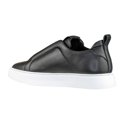 STOKTON 213-U SNEAKER SLIP-ON VITELLO BLACK