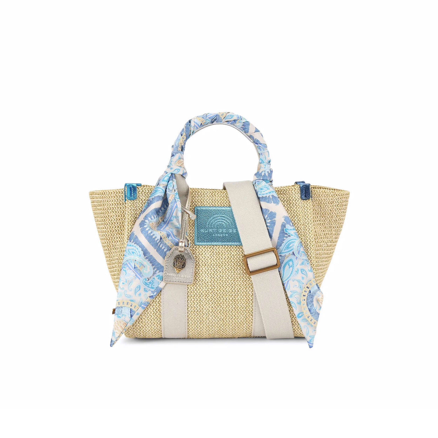 KURT GEIGER LONDON SMALL SOUTHBANK SHOPPER BEIGE BAG