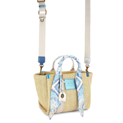 KURT GEIGER LONDON SMALL SOUTHBANK SHOPPER BEIGE BAG