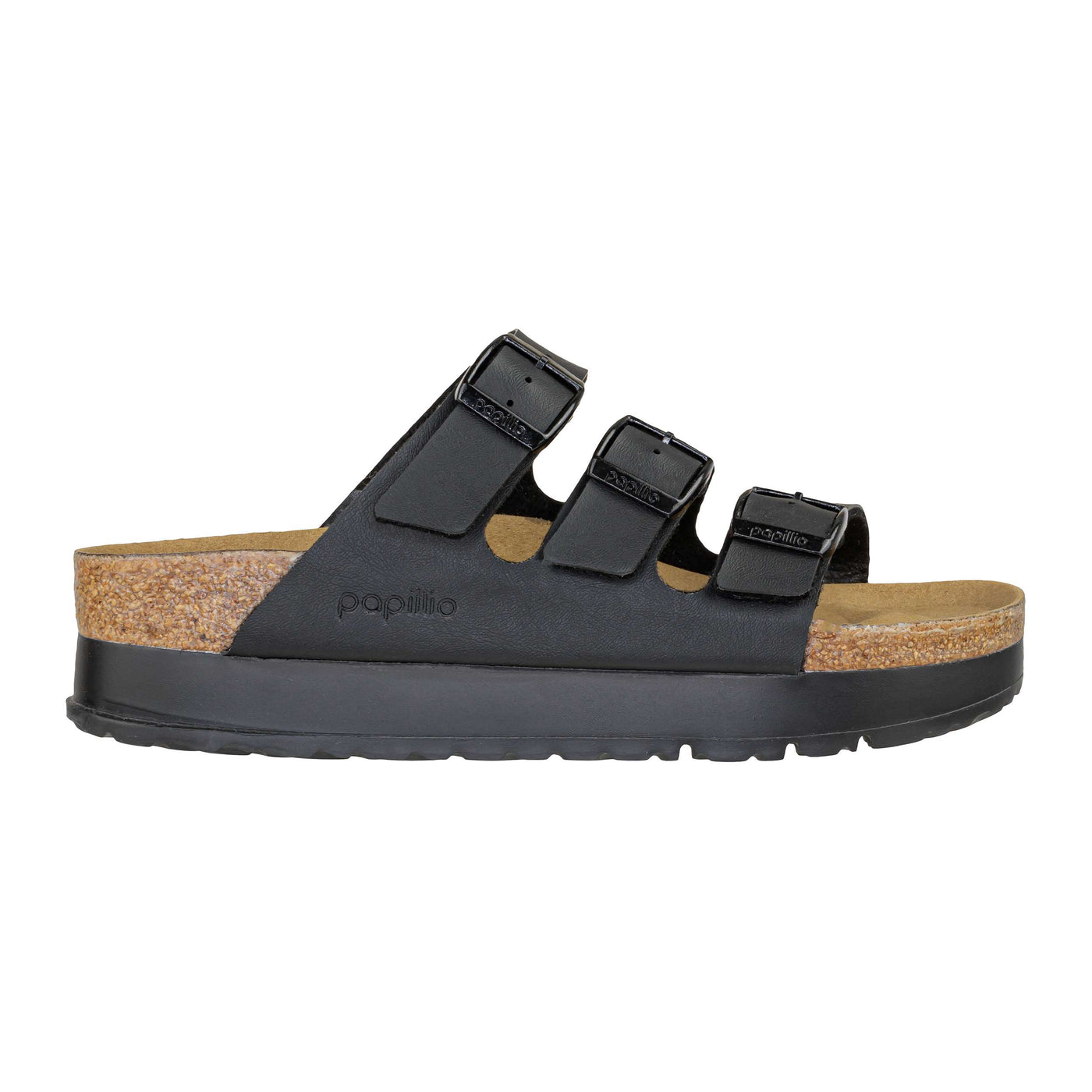 PAPILLIO 1029737 FLORIDA PAP FLEX PLATFORM BLACK VEGAN NARROW FIT