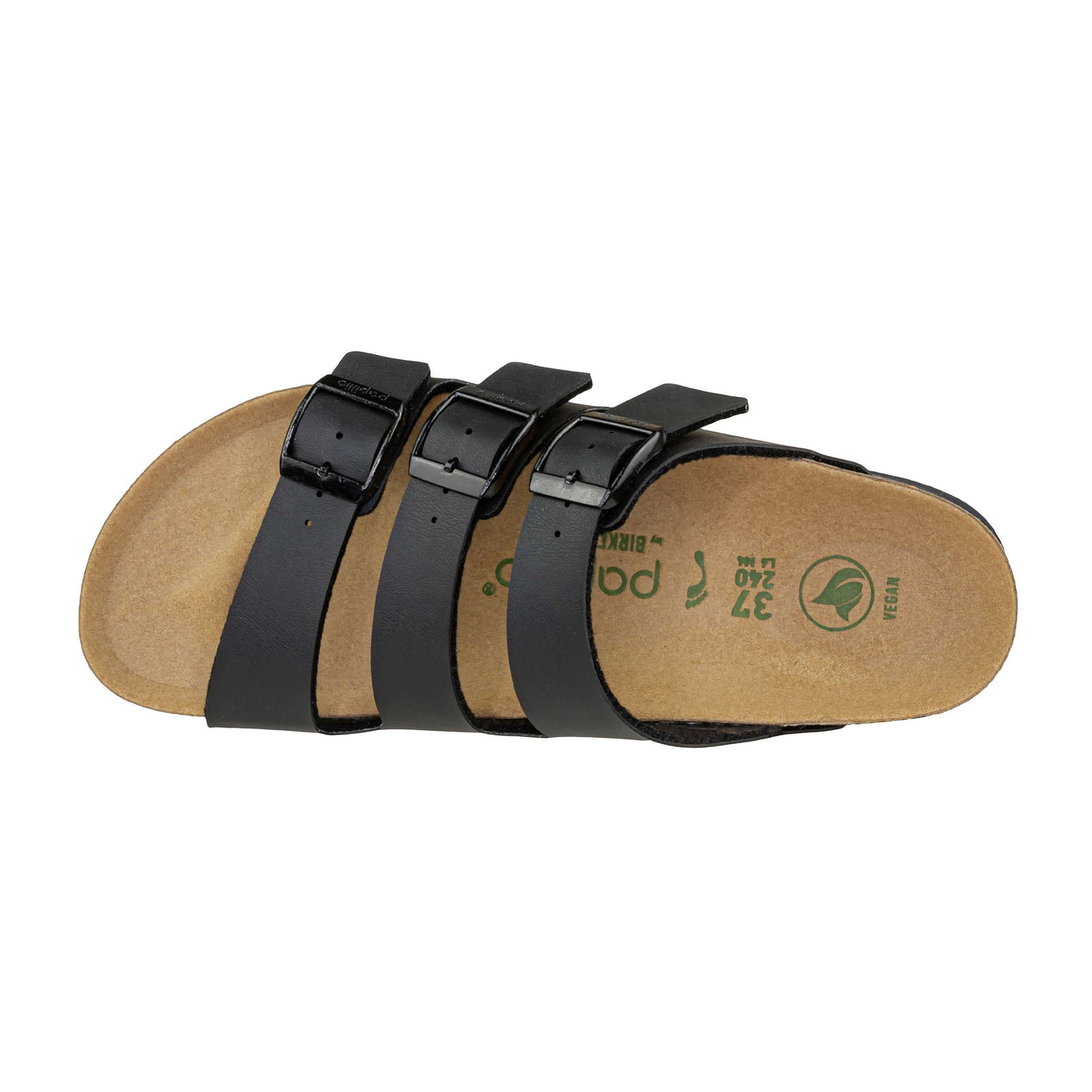 PAPILLIO 1029737 FLORIDA PAP FLEX PLATFORM BLACK VEGAN NARROW FIT