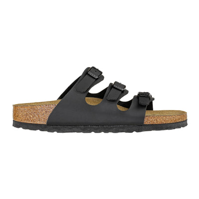 BIRKENSTOCK 053013 FLORIDA SFB BLACK NARROW FIT