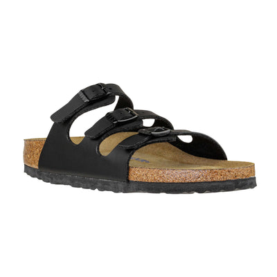 BIRKENSTOCK 053013 FLORIDA SFB BLACK NARROW FIT