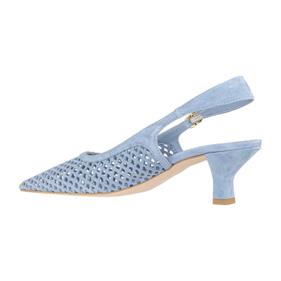 LES AUTRES Q01645C SLINGBACK CAMOSCIO AVIO