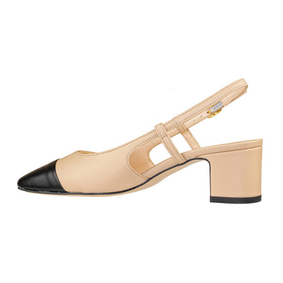 LES AUTRES Q850N SLINGBACK NAPPA CAPPUCCIO/CUOIO
