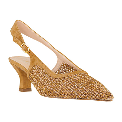 LES AUTRES Q1637 SLINGBACK RAFFIA CINO