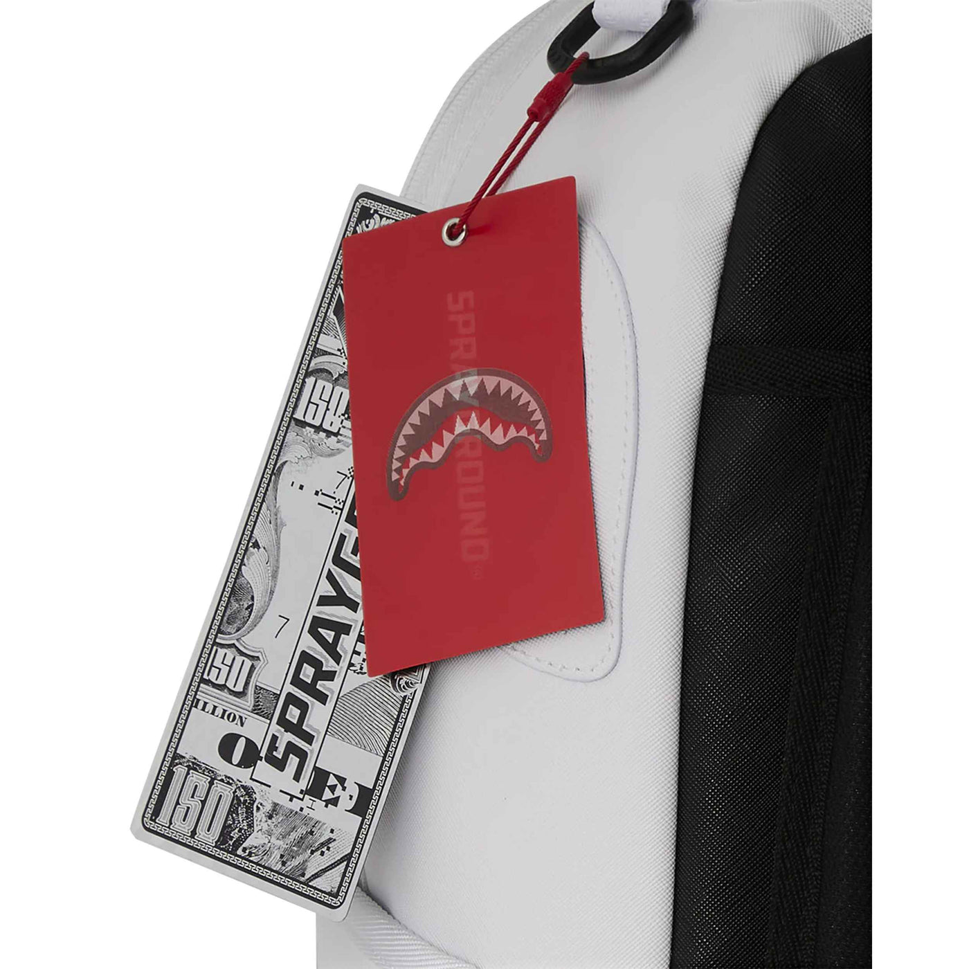 SPRAYGROUND ITALY RACING STRIPES BACKPACK WHITE