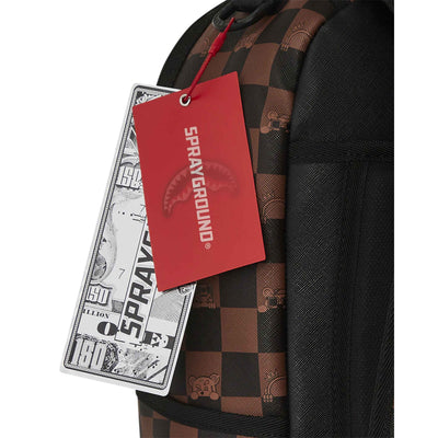 SPRAYGROUND PEEKING CHARACTER CHECK BACKPACK