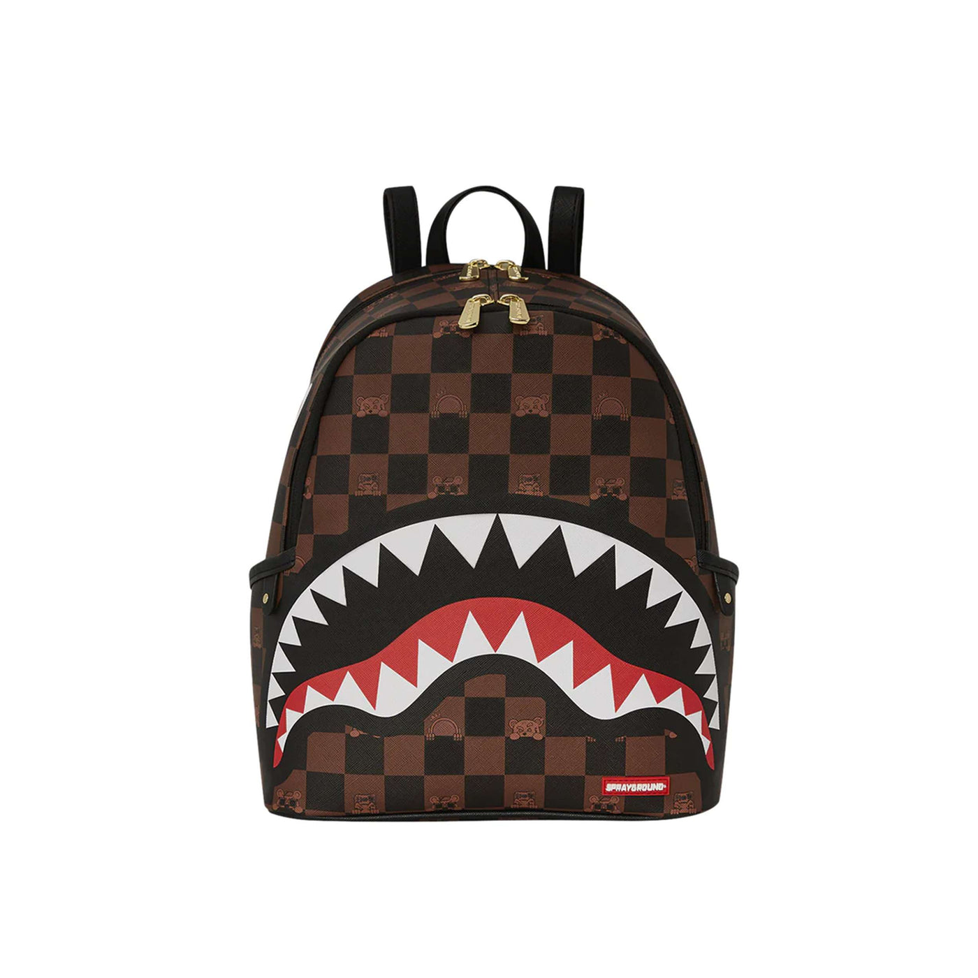 SPRAYGROUND PEEKING CHARACTER CHECK SAVAGE BACKPACK