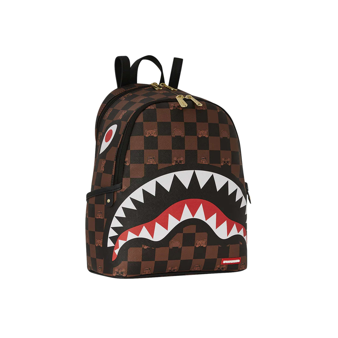 SPRAYGROUND PEEKING CHARACTER CHECK SAVAGE BACKPACK
