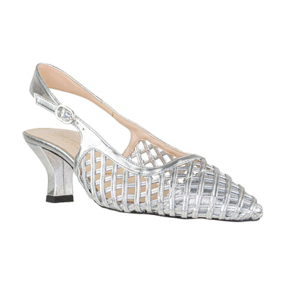 LES AUTRES Q1634LM SLINGBACK LIZ LAM ARGENTO