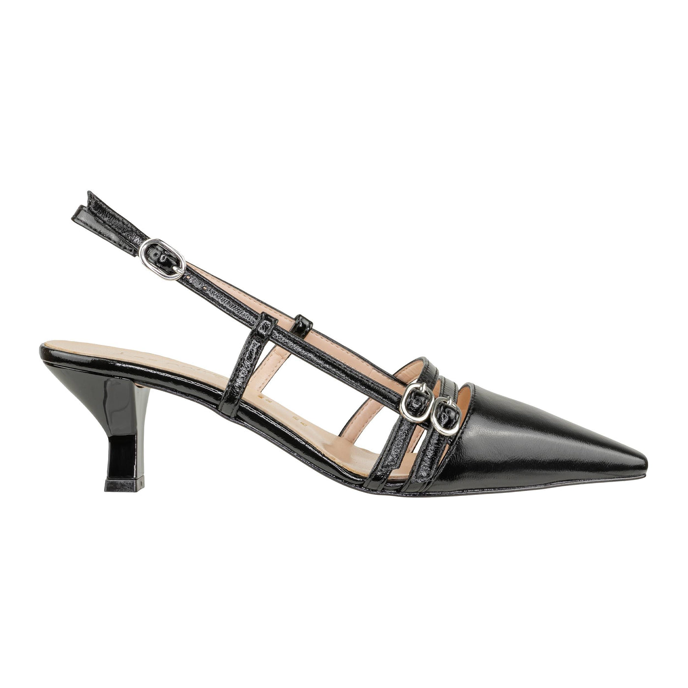 LES AUTRES Q1633NP SLINGBACK NAPLAK NERO