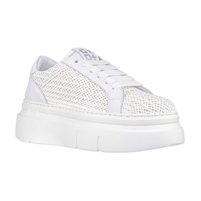 GIO+ SNEAKERS ARIA50A COMBI WHITE INTRECCIO
