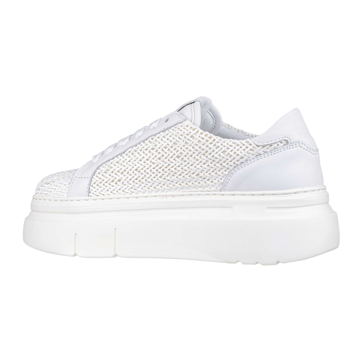 GIO+ SNEAKERS ARIA50A COMBI WHITE INTRECCIO