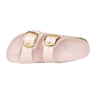 BIRKENSTOCK 1029392 ARIZONA BIG BUCKLE HIGH-SHINE LIGHT ROSE NARROW FIT