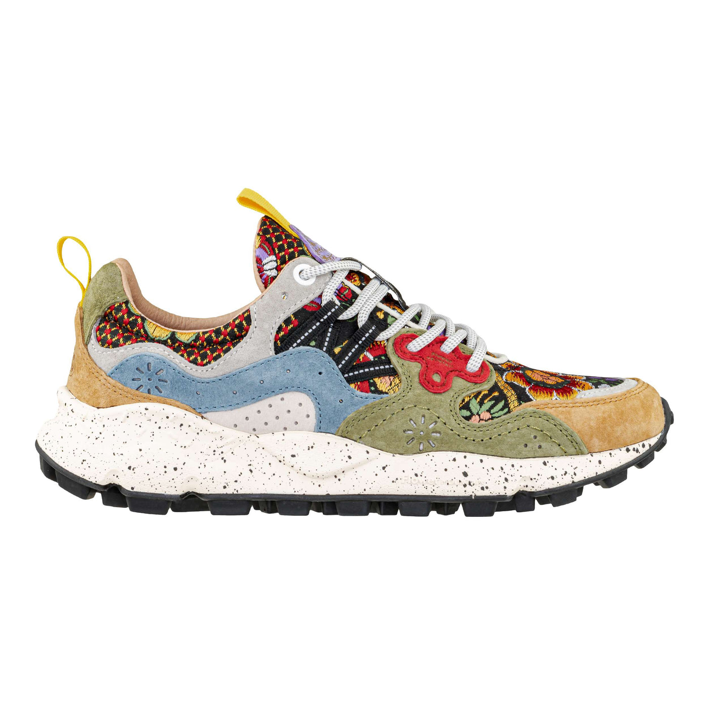 FLOWER MOUNTAIN YAMANO 3 UNI L.E. NISHIJIN BROWN-MILITARE-RED