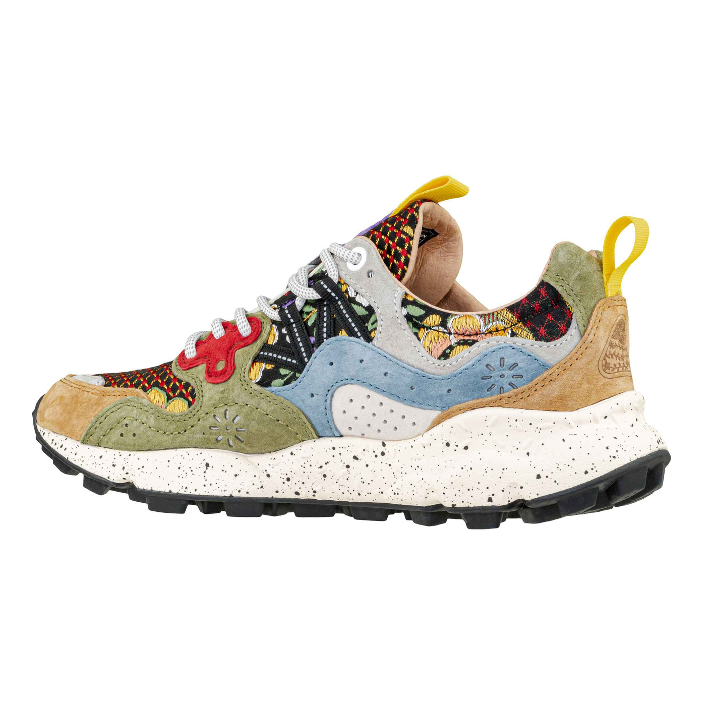 FLOWER MOUNTAIN YAMANO 3 UNI L.E. NISHIJIN BROWN-MILITARE-RED
