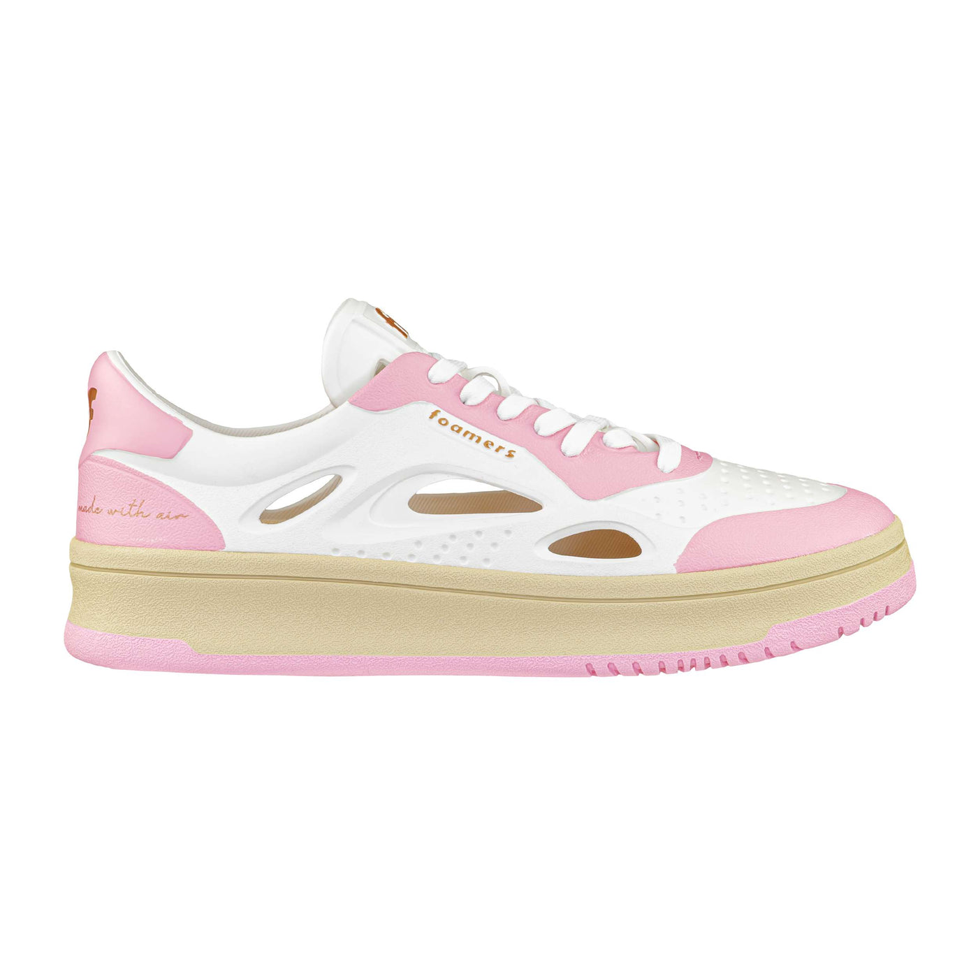 FOAMERS SNEAKERS F5 OFF WHITE-PINK