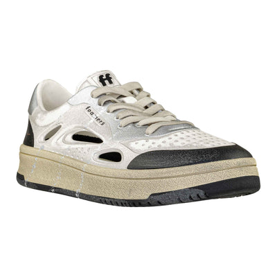 FOAMERS SNEAKERS F6 OFF WHITE-SILVER/BLACK