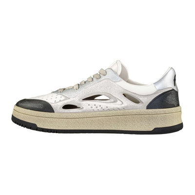 FOAMERS SNEAKERS F6 OFF WHITE-SILVER/BLACK