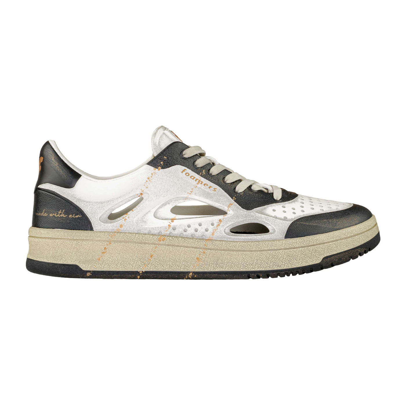 FOAMERS SNEAKERS F6 OFF WHITE-BLACK