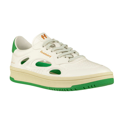 FOAMERS SNEAKERS R0001 WHITE-BEIGE-GREEN