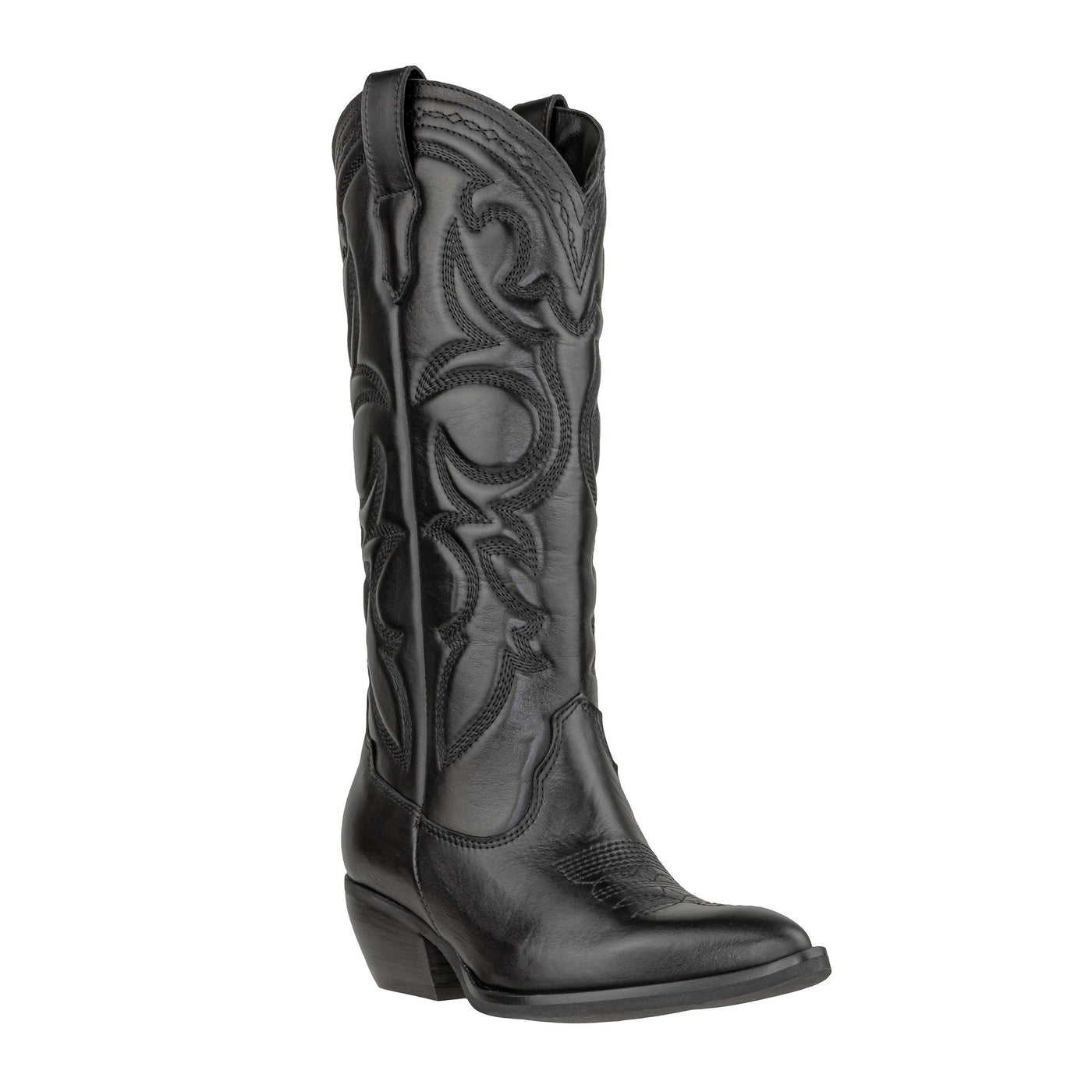 THE ICONA LISBONA85 STIVALE VITELLO NERO