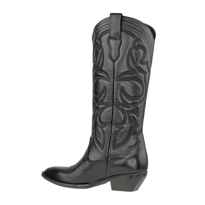 THE ICONA LISBONA85 STIVALE VITELLO NERO