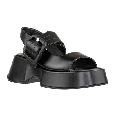 ELVIO ZANON SANDALO EB1206X NAPPA BLACK