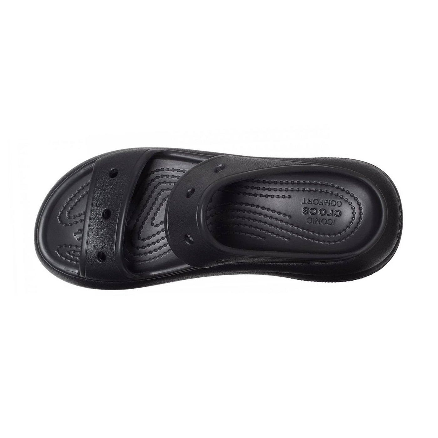 CROCS CLASSIC CRUSH SANDAL BLACK