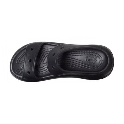 CROCS CLASSIC CRUSH SANDAL BLACK