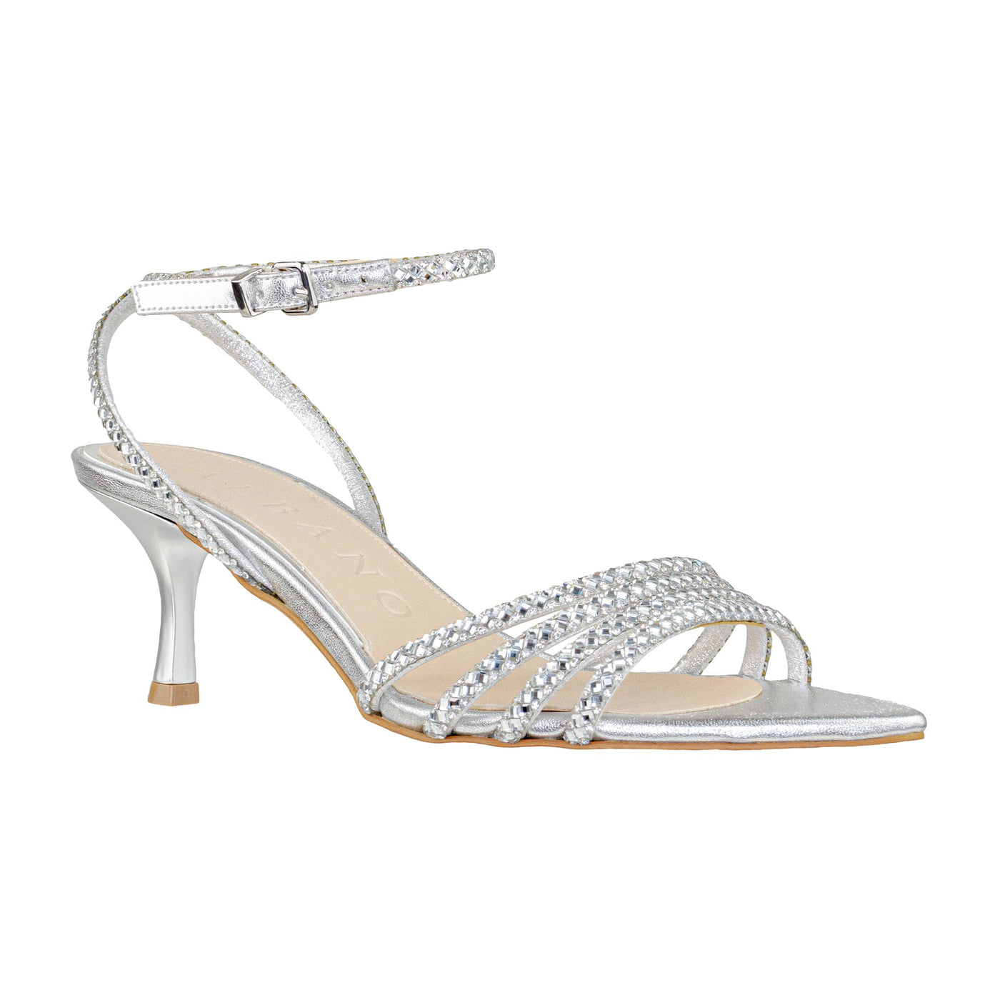 ALBANO 5314 SANDALO METALLIZZATO ARGENTO