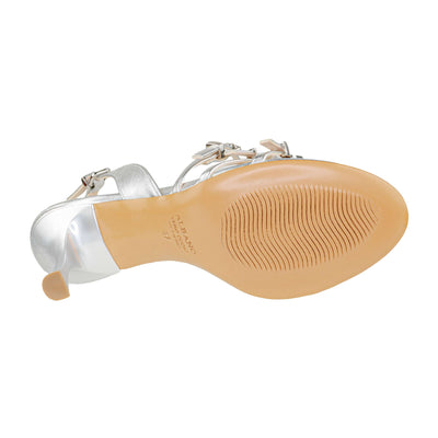 ALBANO 5374 SANDALO METALLIZZATO ARGENTO