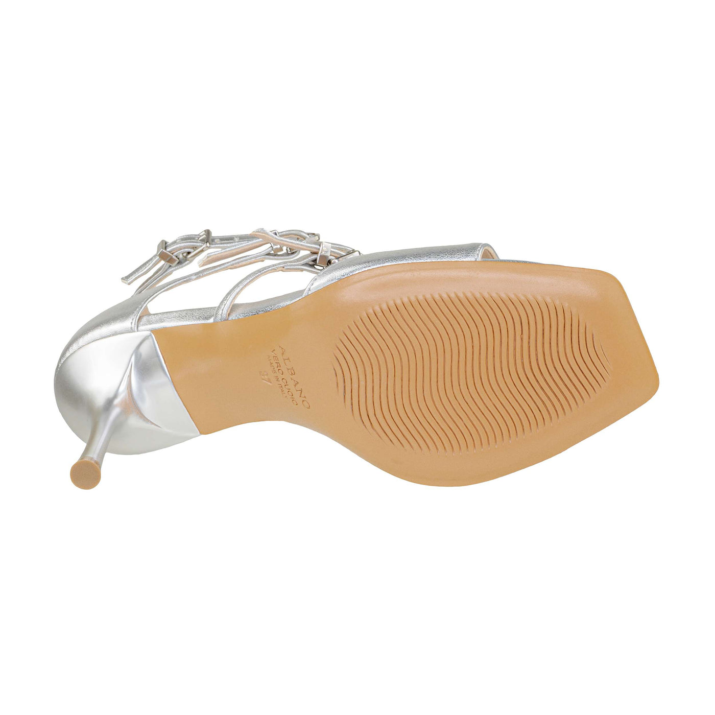 ALBANO 5372 SANDALO METALLIZZATO ARGENTO