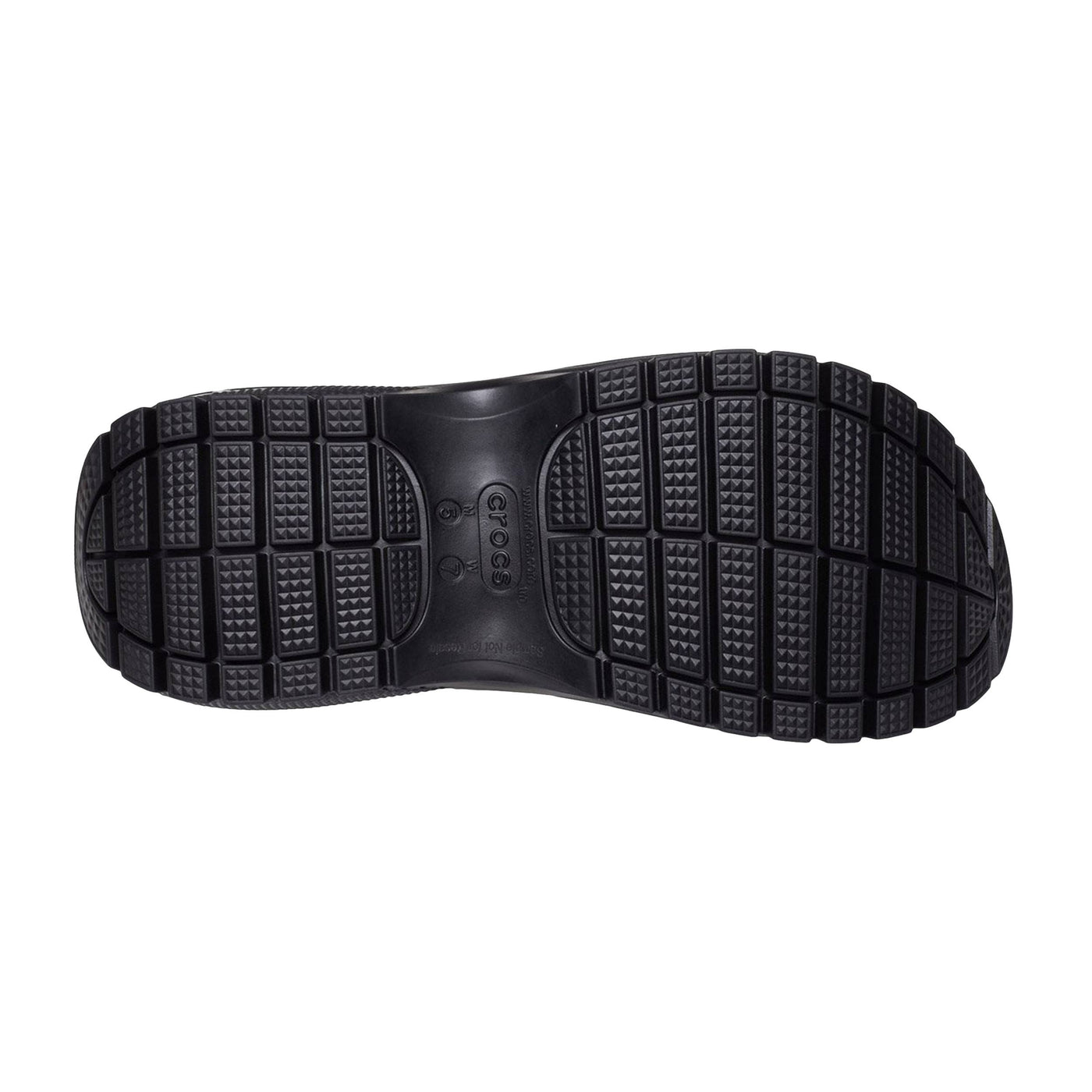 CROCS MEGA CRUSH CLOG BLACK