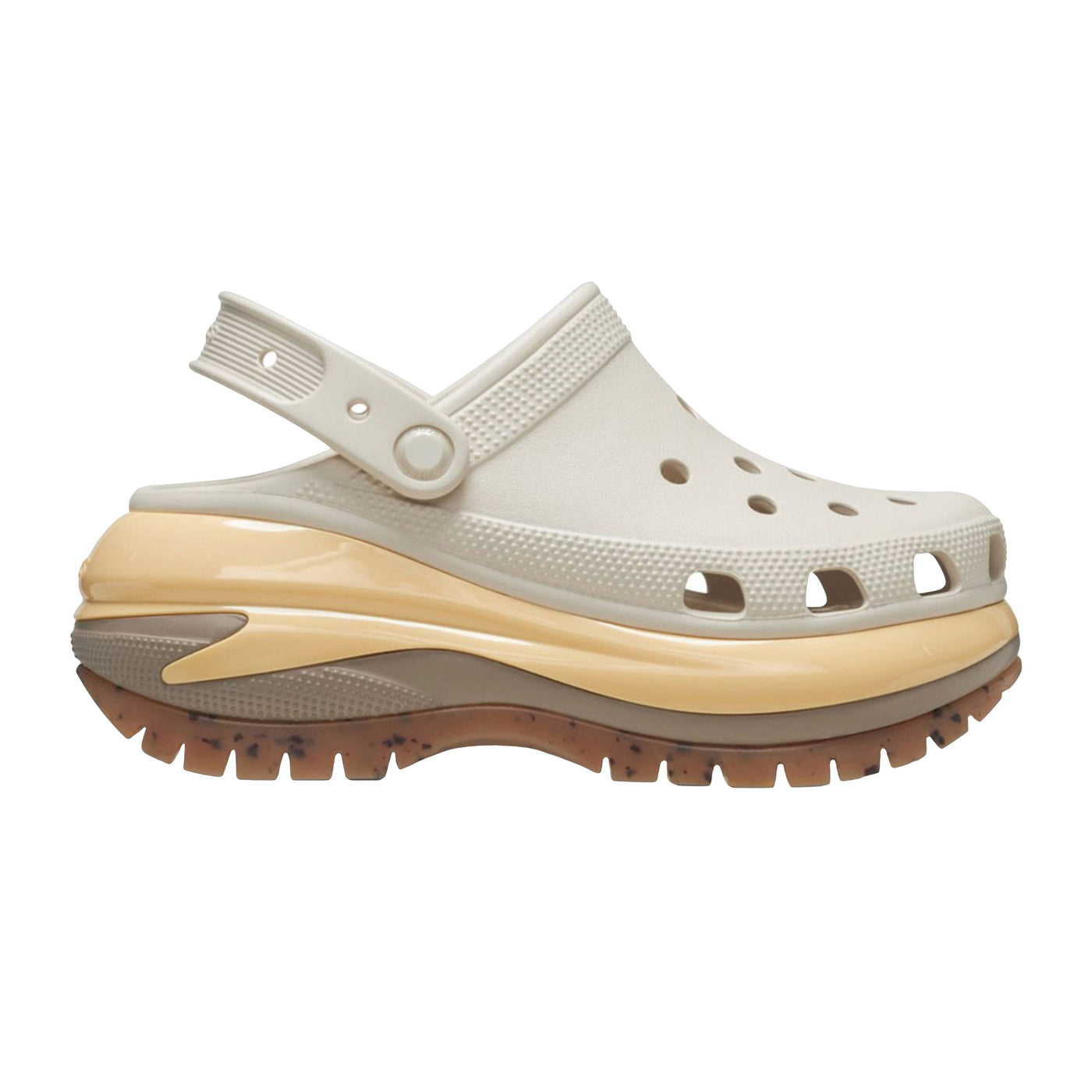 CROCS MEGA CRUSH CLOG ALMOND TINT-MULTI