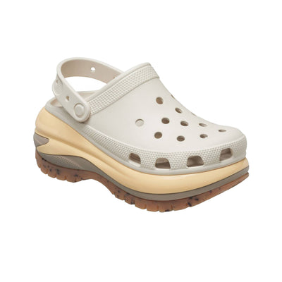 CROCS MEGA CRUSH CLOG ALMOND TINT-MULTI