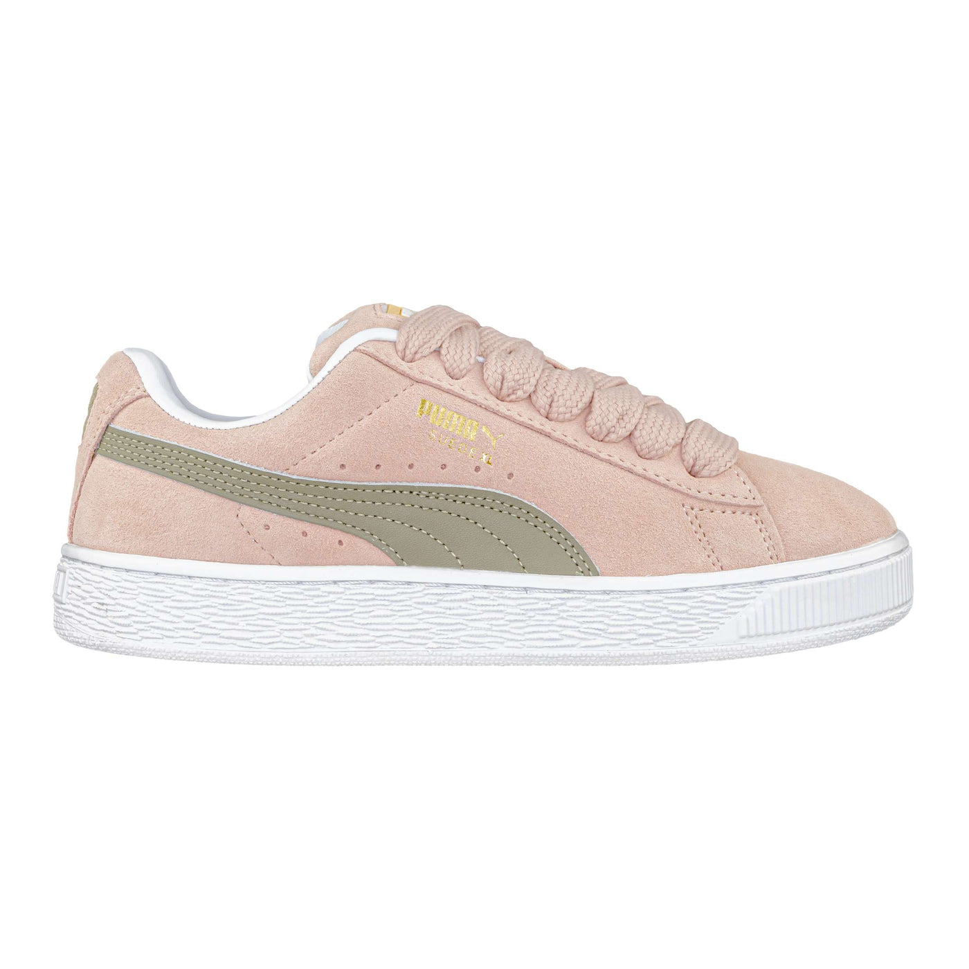 PUMA SUEDE XL 395205 55 ROSE QUARTZ-VELVET MOSS-WHITE
