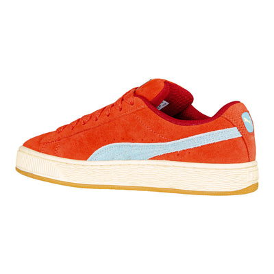 PUMA SUEDE XL WEATHERED 402246 01 RED FIRE-CREAMY VANILLA