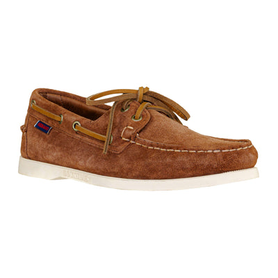 SEBAGO DOCKSIDES PORTLAND FLESH OUT DARK BROWN