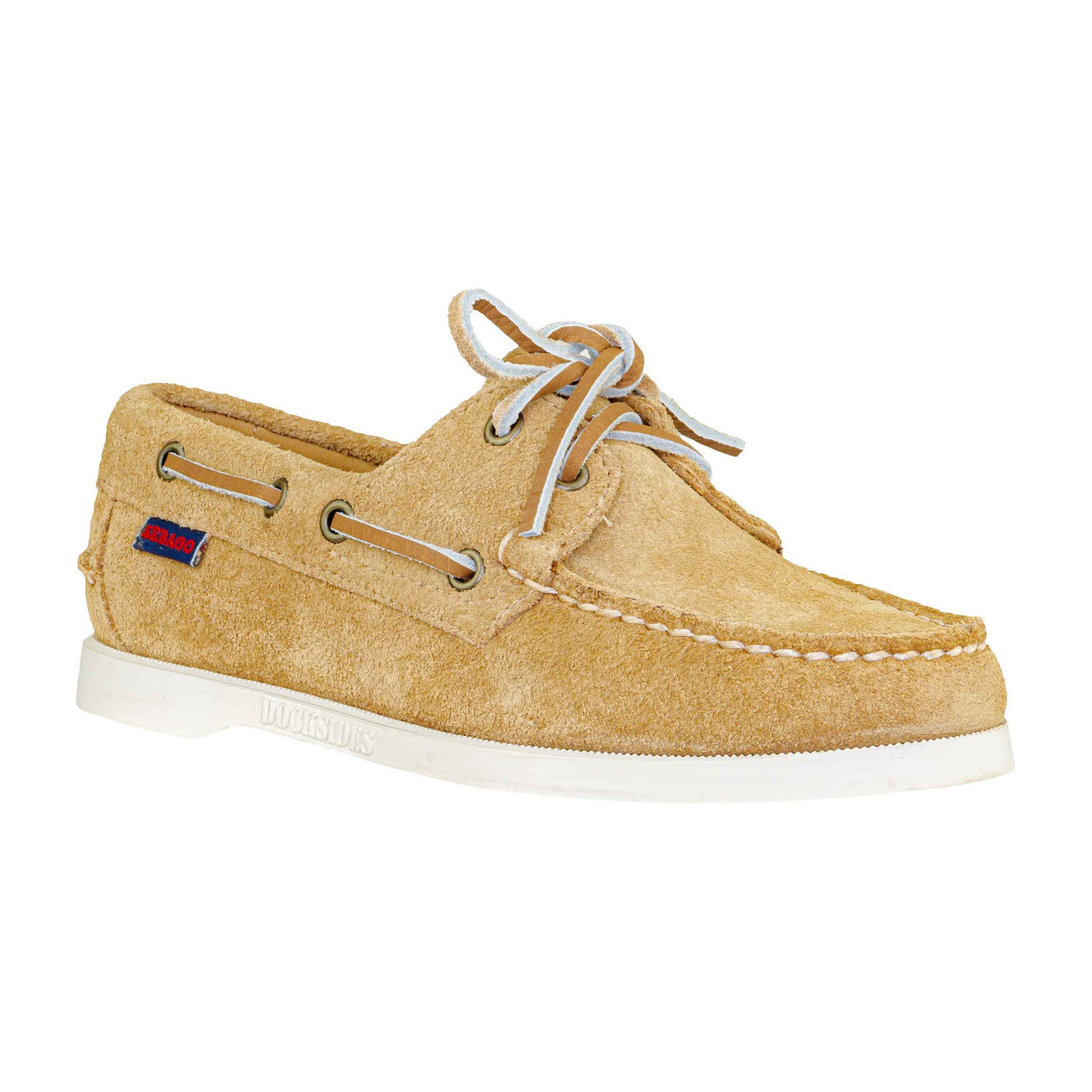 SEBAGO DOCKSIDES PORTLAND FLESH OUT WOMAN BEIGE PAINT
