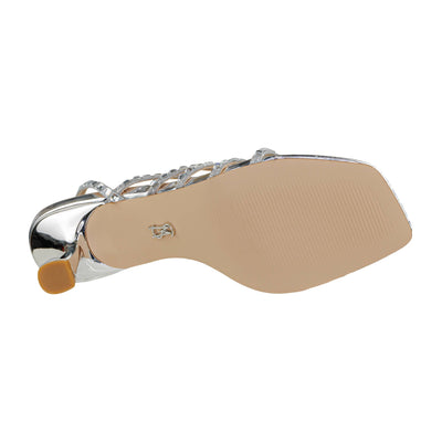 STEVE MADDEN SANDALI ALARAH SILVER
