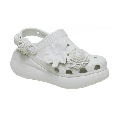 CROCS CLASSIC CRUSH BOUQUET CLOG LINEN