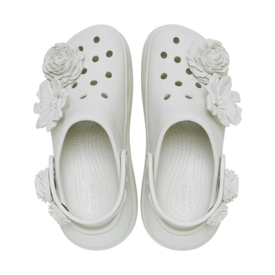 CROCS CLASSIC CRUSH BOUQUET CLOG LINEN