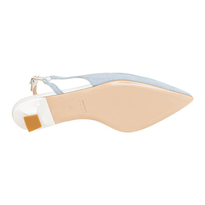 ISABELLE PARIS IS534 SLINGBACK CAMOSCIO JEANS