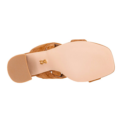 STEVE MADDEN SANDALI MAIZIE COGNAC SUEDE