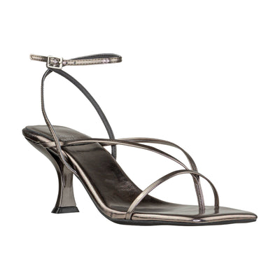 JEFFREY CAMPBELL SANDALI FLUXX PEWTER METALLIC