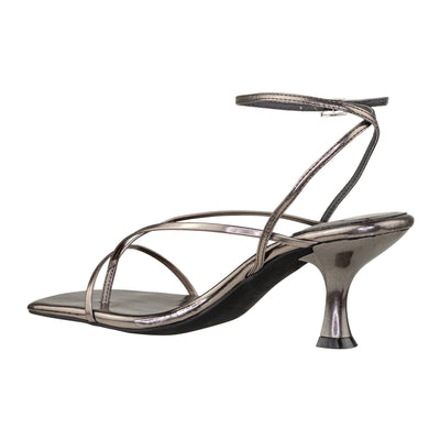 JEFFREY CAMPBELL SANDALI FLUXX PEWTER METALLIC