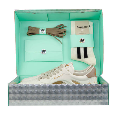 FOAMERS SNEAKERS F2 OFF WHITE-TAUPE
