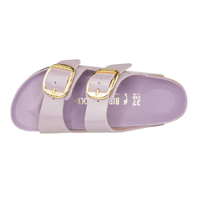 BIRKENSTOCK 1029762 ARIZONA BIG BUCKLE SHINE FADED PURPLE NARROW FIT